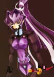  katana mitsurugi_meiya muvluv muvluv_alternative purple_hair sword weapon zenithexe 