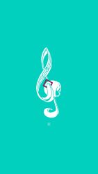  1girl abstract aqua_background aqua_theme beamed_eighth_notes chinese_commentary commentary_request cropped_head eighth_note expressive_hair from_side hatsune_miku highres long_hair mu_shu_ji_jiao musical_note profile signature solo treble_clef twintails very_long_hair vocaloid 