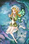  butterfly butterfly_wings eihi fairy flower hair_flower hair_ornament mercedes odin_sphere red_eyes wings 