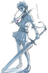  mai_hime minagi_mikoto my-hime school_uniform serafuku sword thigh-highs thighhighs weapon 