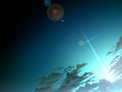  blurry bokeh clouds cloudy_sky cross depth_of_field game_asset gradient_sky no_humans non-web_source official_art outdoors self-datamine sky subarashiki_hibi variant_set visual_novel_cg 