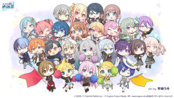  1other 25-ji_miku 25-ji_nightcord_de._(project_sekai) 6+boys 6+girls :d :o ;) ;d ^_^ akiyama_mizuki aoyagi_touya aqua_eyes artist_name asahina_mafuyu backwards_hat bass_guitar black_cardigan black_dress black_gloves black_hair black_jacket black_ribbon black_shirt black_shoes black_socks blonde_hair blue_eyes blue_hair blue_jacket bow braid brown_eyes brown_hair brown_shorts cardigan chibi chibi_only closed_eyes closed_mouth coat coattails commentary_request company_name copyright_notice cropped_shirt crown_braid drawstring dress everyone fang flag full_body gloves gradient_hair green_eyes grey_dress grey_eyes grey_hair grey_pants grey_pantyhose guest_art hair_between_eyes hair_bow hair_ornament hair_ribbon hairclip hanasato_minori hat hatsune_miku heterochromia highres hinomori_shiho hinomori_shizuku holding holding_flag holding_microphone holding_pom_poms hood hoodie hoshino_ichika_(project_sekai) idol_clothes instrument jacket kagamine_len kagamine_rin kaito_(vocaloid) kamishiro_rui kiritani_haruka kusanagi_nene leo/need_(project_sekai) leo/need_luka long_hair looking_at_viewer medium_hair megurine_luka meiko_(vocaloid) microphone mochizuki_honami momoi_airi more_more_jump!_(project_sekai) more_more_jump!_rin multicolored_hair multiple_boys multiple_girls navel necktie official_art one_eye_closed ootori_emu open_clothes open_jacket orange_eyes orange_hair pants pantyhose pink_eyes pink_hair pleated_skirt pom_pom_(cheerleading) pom_pom_(clothes) project_sekai purple_hair red_skirt ribbon second-party_source shinonome_akito shinonome_ena shiraishi_an shirt shoes short_hair shorts side_ponytail sidelocks skirt smile socks spiky_hair split-color_hair star_(symbol) star_hair_ornament striped_clothes striped_necktie tailcoat tenma_saki tenma_tsukasa top_hat translation_request triangle twintails two-tone_hair two_side_up us0kari very_long_hair violet_eyes vivid_bad_squad_(project_sekai) vivid_bad_squad_len vivid_bad_squad_meiko vocaloid web_address white_bow white_coat white_dress white_gloves white_hat white_hoodie white_pants white_shirt white_shoes wonderlands_x_showtime_(project_sekai) wonderlands_x_showtime_kaito yellow_eyes yoisaki_kanade 
