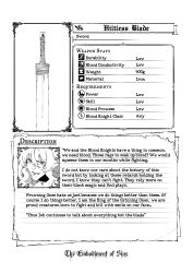  1girl absurdres commentary english_commentary english_text greyscale harris_hero highres ish_the_tyrant long_hair monochrome original pointy_ears portrait solo sword text_focus weapon weapon_focus 