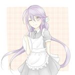  1girl 2727moongx kurosaki_ruri long_hair maid multicolored_hair purple_hair yuu-gi-ou yuu-gi-ou_arc-v 