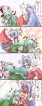  ameimo blood bullfighting caved comic ex-keine ex_keine exkeine fujiwara_no_mokou kamishirasawa_keine touhou translated 