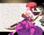 bushidou_(sekaiju) coffee_cat red_hair redhead sekaiju_no_meikyuu sword weapon 