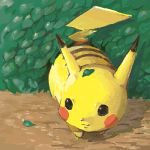  nintendo no_humans pikachu pokemon pokemon_(creature) solo 