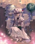  book hat patchouli_knowledge purple_hair smile touhou 