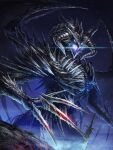  azul_(ze-l) claws dragon dragon_horns dragon_tail dragon_wings horns monster original sharp_teeth spikes tail teeth wings 