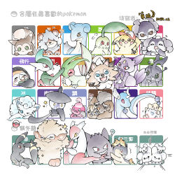  ? alolan_vulpix arven_(pokemon) backpack bag blue_eyes blush_stickers brown_eyes chai_mao_zi character_doll character_request chikorita closed_eyes commentary_request dated doll fang fire gallade gengar green_eyes grid_teeth hat heart heracross highres hisuian_growlithe latias mabosstiff musical_note one_eye_closed open_mouth pikachu poke_ball poke_ball_(basic) pokemon pokemon_(creature) pokemon_focus pokemon_scarlet_and_violet pout red_eyes rowlet star_(symbol) tears togepi translation_request umbreon yellow_eyes 