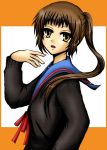  genderswap kyon kyonko ponytail school_uniform solo suzumiya_haruhi_no_yuuutsu 
