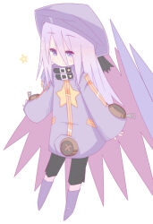  1girl ashi_karekusa bad_id bad_pixiv_id black_leggings boots closed_mouth coat full_body hair_between_eyes hat leggings light_blush long_hair mechanical_wings purple_boots purple_coat purple_hair purple_hat sekaiju_no_meikyuu sekaiju_no_meikyuu_3 simple_background smile solo split_mouth star_(symbol) violet_eyes white_background wings zodiac_(sekaiju) zodiac_2_(sekaiju) 