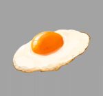  commentary_request food food_focus fried_egg grey_background mojamoja_aa no_humans original shiny simple_background sunny_side_up_egg 