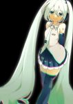  boots hatsune_miku highres long_hair piapro skirt thigh-highs thigh_boots twintails very_long_hair vocaloid 