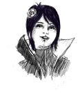  absurdres face girl highres konan naruto naruto_(series) ninja perajurit96 sketch 