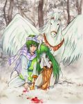  fire_emblem fire_emblem:_seisen_no_keifu fire_emblem_genealogy_of_the_holy_war fury_(fire_emblem) green_hair levin levin_(fire_emblem) long_hair snow spoilers 