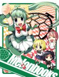  blue_eyes fujy green_hair highres lemon-chan long_hair maid maron-chan melon-chan melonbooks twintails 