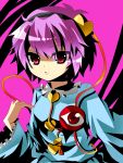  artist_request eyes hairband heart komeiji_satori pink_eyes purple_hair touhou yokoken 