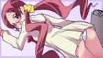  glasses hanasaki_tsubomi heartcatch_precure! heartcatch_pretty_cure! hikage_eiji long_hair panties precure pretty_cure red_hair redhead school_uniform skirt twintails underwear very_long_hair white_panties 