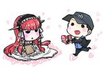  artist_request dress gothic_lolita hat headband heart iori_junpei keroko lolita_fashion persona persona_3 school_uniform sketchbook yoshino_chidori 