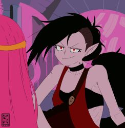  adventure_time guitar highres injury instrument jacket marceline_abadeer non-web_source pale_skin self-upload vampire 
