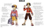  baseball_cap black_hair comparison gold_(pokemon) hat nintendo poke_ball pokemon 