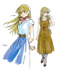  203wolves alternate_costume arms_behind_back blonde_hair long_hair multicolored_hair tenjouin_asuka yuu-gi-ou yuu-gi-ou_gx 