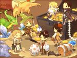  6+boys ? acidus_(ragnarok_online) ancient_mimic animal_print armor armored_boots assassin_cross_(ragnarok_online) bangs belt biretta black_cape black_coat black_footwear black_gloves black_pants black_shirt blonde_hair book boots brown_belt brown_capelet brown_eyes brown_footwear brown_gloves brown_hair brown_pants brown_vest cape capelet chain chainmail chibi chicken_(food) chicken_leg closed_mouth coat coin commentary_request copyright_name cross cross_necklace crystal dagger dragon eating egg emblem endo_mame ferus_(ragnarok_online) fingerless_gloves food full_body fur_collar gauntlets gem gloves green_cape green_eyes hair_between_eyes high_priest_(ragnarok_online) holding holding_dagger holding_instrument holding_staff holding_sword holding_weapon instrument jamadhar jewelry knife knight_(ragnarok_online) layered_clothing leopard_print long_sleeves looking_at_viewer lute_(instrument) male_focus map mimic mimic_chest minstrel_(ragnarok_online) multiple_boys necklace open_mouth pantaloons pants pauldrons pearl_necklace ragnarok_online red_eyes red_scarf red_shirt scarf shadow_chaser_(ragnarok_online) shirt shoes short_hair shoulder_armor shrug_(clothing) smile spoken_question_mark staff sword tabard torn_cape torn_clothes torn_scarf treasure_chest vest violet_eyes waist_cape weapon white_cape white_coat white_shirt wizard_(ragnarok_online) 