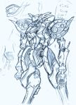  armored_core fanart ibis mecha silent_line:_armored_core sketch 