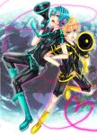  hatsune_mikuo kagamine_len koi_wa_sensou_(vocaloid) tagme vocaloid 