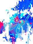  abstract blue_beak no_humans pokemon pokemon_(creature) porygon-z tetori 