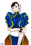  bb brown_pantyhose chinadress chun-li curvy huge_breasts large_breasts pantyhose plump street_fighter wide_hips 