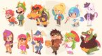  3girls 6+boys animal_crossing animal_ears arm_cannon beard big_boss big_nose blonde_hair bomber_jacket bow bowser bowtie box butterfly_net cape cigarette clothed_pokemon commentary crown donkey_kong_(series) donkey_kong_country dragon_quest dragon_quest_xi eyepatch facial_hair fangs formal fox_ears fox_tail gashi-gashi gen_1_pokemon gen_6_pokemon glasses greninja hand_net hat headband headwear_removed helmet helmet_removed hero_(dq11) inkling jacket japanese_clothes kid_icarus kid_icarus_uprising kimono king_k._rool leather leather_jacket legendary_pokemon licking_lips luigi mario super_mario_bros. mega_man_(character) mega_man_(classic) mega_man_(series) metal_gear_(series) metal_gear_solid_3 metroid mewtwo multiple_boys multiple_girls mustache necktie oil-paper_umbrella open_mouth overalls palutena parody pokemon pokemon_(creature) ponytail raccoon_ears raccoon_tail red_nose samus_aran scarf shoes shuriken sneakers splatoon_(series) splattershot_(splatoon) starter_pokemon stick style_parody suit super_mario_bros. super_smash_bros. sword tail tentacle_hair tongue tongue_out umbrella weapon 