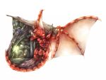  animal_focus cave commentary_request dragon full_body lunaraven monster nidhoggr&#039;s_shadow no_humans ragnarok_online simple_background white_background 