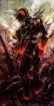  antenna back glowing highres kamen_rider kamen_rider_black kamen_rider_black_(series) kopa 