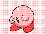  1other :d animated cute dancing english_commentary flipnote_studio_(medium) french_commentary hal_laboratory_inc. hoshi_no_kirby keke_(kokorokeke) kirby kirby_(series) kirby_(specie) lowres mixed-language_commentary monochrome nintendo no_humans open_mouth pink_theme smile solo 