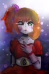  1girl circus_baby clown_mask crying crying_with_eyes_open eyebrows_visible_through_hair five_nights_at_freddy&amp;#039;s:_sister_location robot 