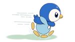  blue_eyes closed_mouth commentary_request creature from_side full_body gen_4_pokemon motion_lines no_humans official_art piplup pokemon pokemon_(creature) prj_pochama running solo starter_pokemon white_background 