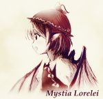  hat ikmg mystia_lorelei profile short_hair touhou 
