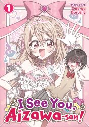  2girls aizawa_honami black_hair blonde_hair bow bracelet braid brown_eyes choker commentary_request double-parted_bangs dress frills gem ghost ghost_girl gloves hair_between_eyes hair_over_one_eye hair_ribbon half_updo hand_on_own_face hand_up heart highres hitodama idol_clothes iei jewelry koga_school_uniform kurotori_michi large_bow long_hair looking_at_viewer magic_circle mietemasu_yo!_aizawa-san multiple_girls official_art one_eye_covered open_mouth pearl pink_background pink_bow pink_theme pleated_skirt red_eyes ribbon school_uniform short_hair skirt smile sparkle star_(symbol) triangular_headpiece upper_body waving white_gloves 