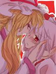  2girls blush fujiwara_no_mokou incipient_kiss multiple_girls touhou yakumo_yukari yuri zawameki 