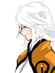  blue_eyes female raine_sage short_hair simple_background solo tales_of_symphonia white_hair 