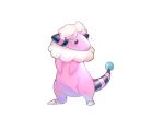  ancesra animal_focus black_eyes commentary_request english_commentary flaaffy fluffy flying_sweatdrops full_body gen_2_pokemon mixed-language_commentary no_humans open_mouth partial_commentary pokemon pokemon_(creature) solo standing transparent_background 