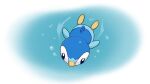  air_bubble blue_eyes bubble commentary_request creature diving full_body gen_4_pokemon no_humans official_art piplup pokemon prj_pochama solo swimming toes underwater 