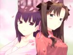  fate/stay_night matou_sakura petals tagme tohsaka_rin 