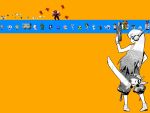  cave_story curly_brace doukutsu_monogatari gun orange pixel quote sword tagme 