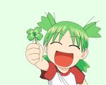   clover green koiwai_yotsuba tagme yotsubato!  