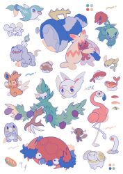  arms_up auko cetoddle closed_eyes closed_mouth color_guide commentary_request dog dolphin eyelashes fidough finizen fire flamigo flat_color food fork frigibax full_body greavard hair_over_eyes hammer highres holding holding_hammer horns klawf knife mouse_(animal) multiple_heads nacli no_humans nostrils open_mouth paldean_wooper pawmot pokemon pokemon_(creature) pokemon_focus sandwich scovillain sharp_teeth simple_background single_horn smile standing standing_on_one_leg sushi tandemaus tatsugiri tatsugiri_(curly) tatsugiri_(droopy) tatsugiri_(stretchy) teeth tinkaton tongue v-shaped_eyes white_background wiglett |_| 