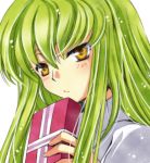  c.c. cc code_geass gift green_hair holding holding_gift long_hair lowres meimi yellow_eyes 