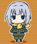 chibi kannagi_noel lowres military military_uniform sora_no_woto uniform yuuto_(p.a.) 
